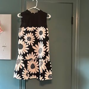 Black and White flower dress